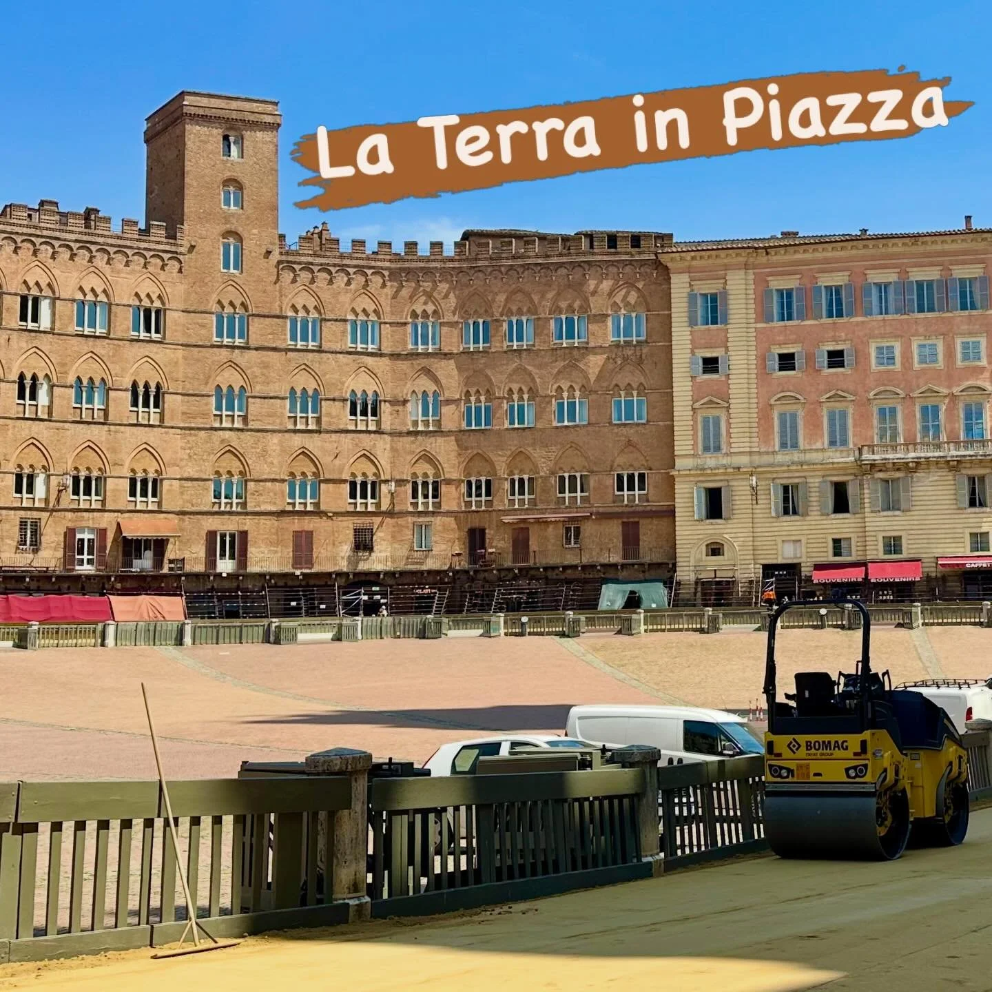 La Terra in Piazza!! 

#laterrainpiazza #piazzadelcampo #paliodisiena #paliodiprovenzano #sienaitalytours
