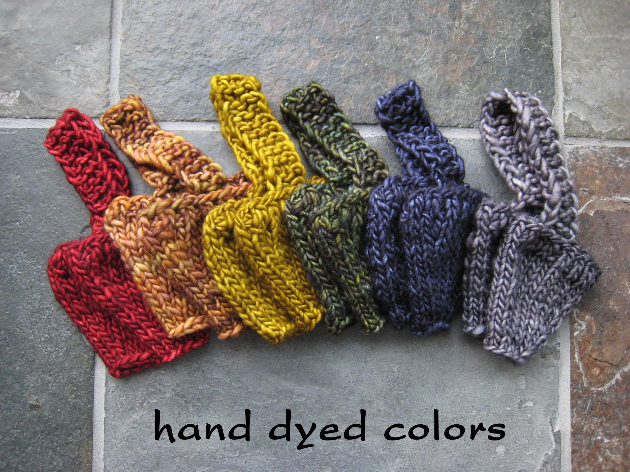 Heidi Kunkel hand knit helmuffs Seattle Heidi's Pottery