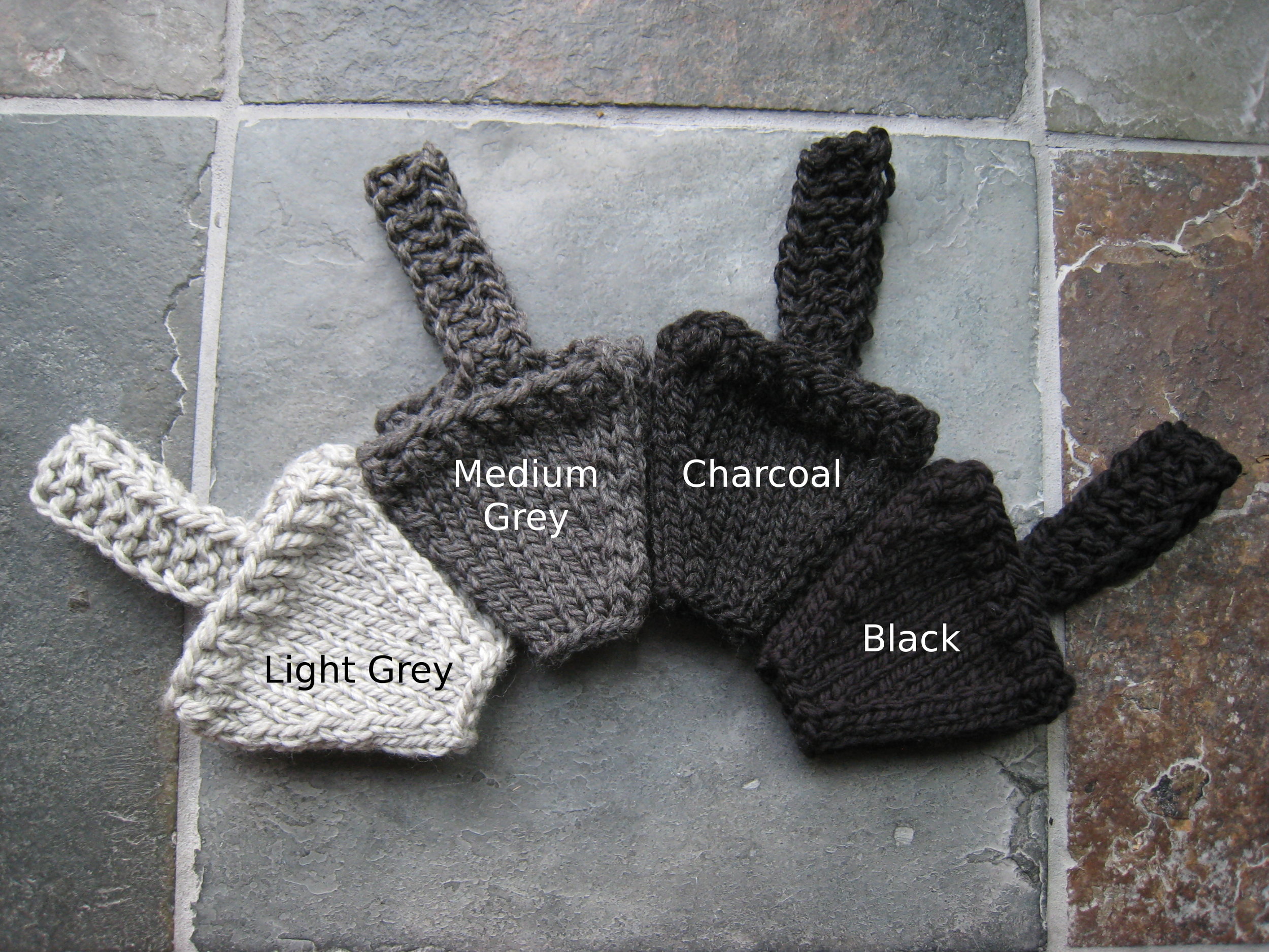 Heidi Kunkel hand knit helmuffs Seattle Heidi's Pottery