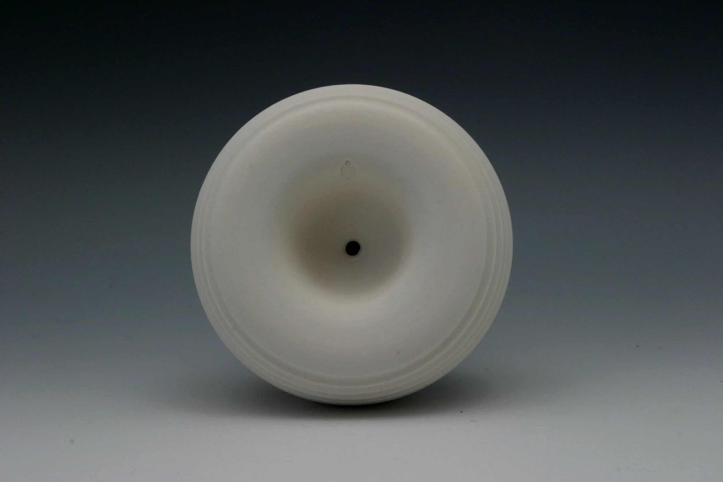 Heidi Kunkel secret salt shaker carved Seattle handmade pottery Heidi's Pottery