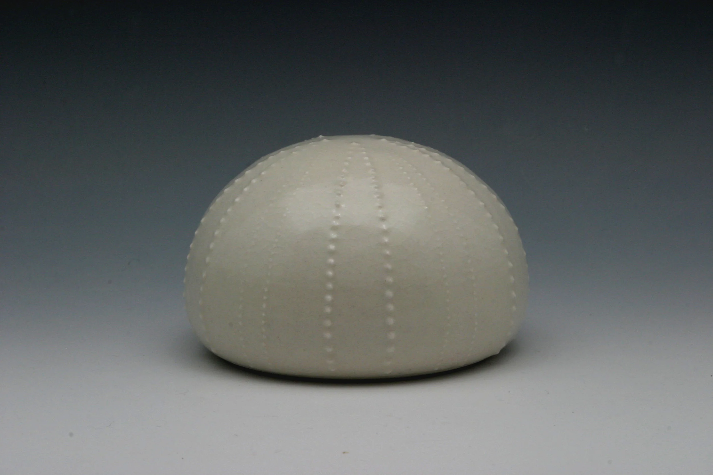 Heidi Kunkel secret salt shaker sea urchin Seattle handmade pottery Heidi's Pottery