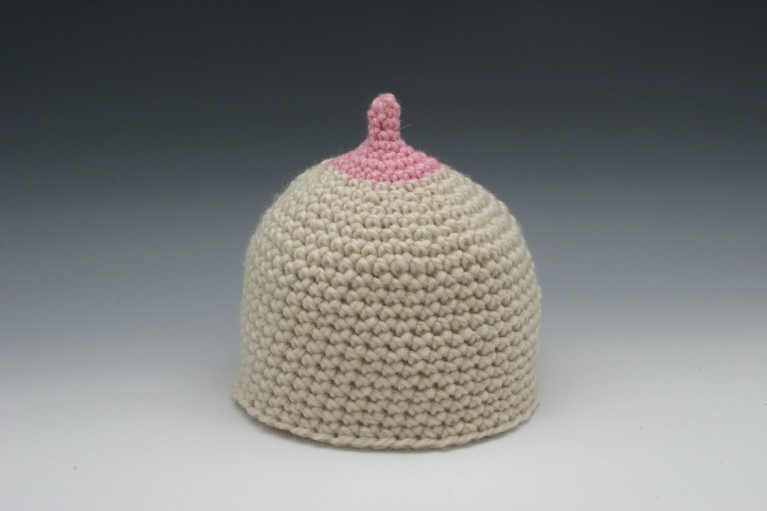 Crocheted Boobie Baby Beanie (Various Colors)