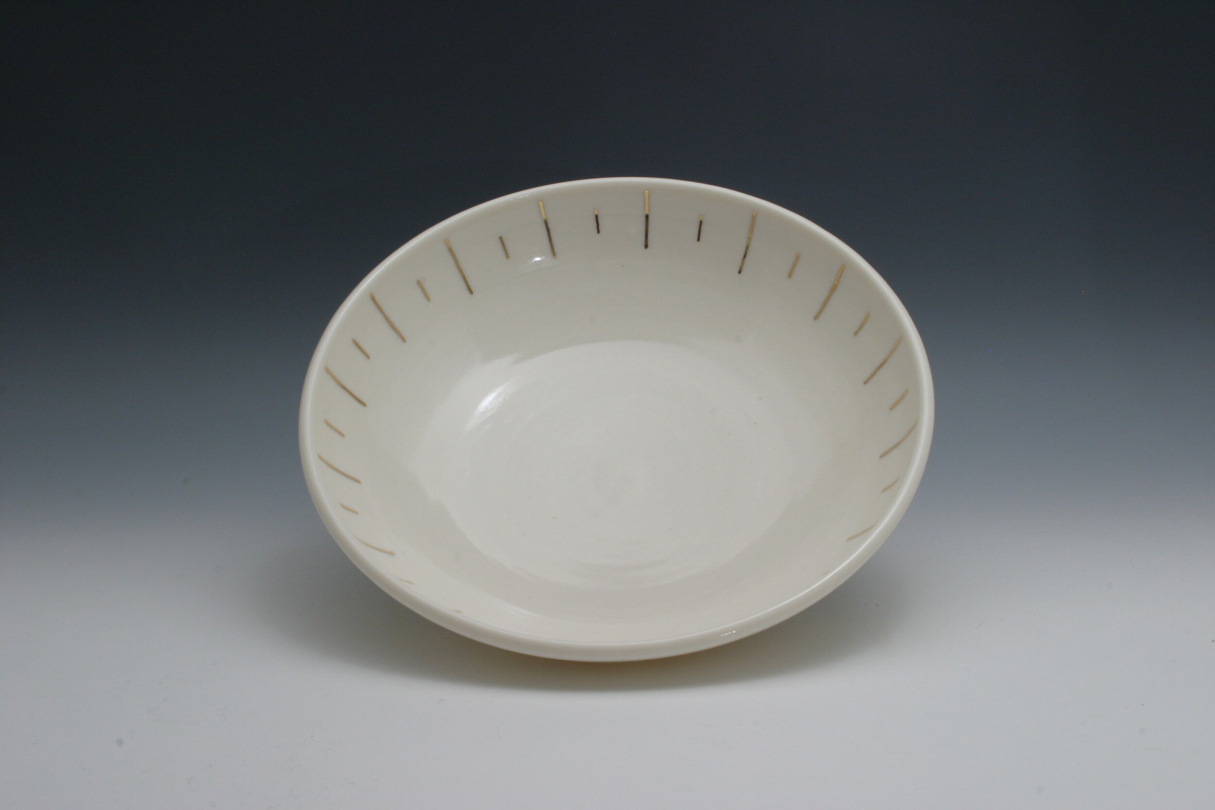 Small Gilded Serving Bowl