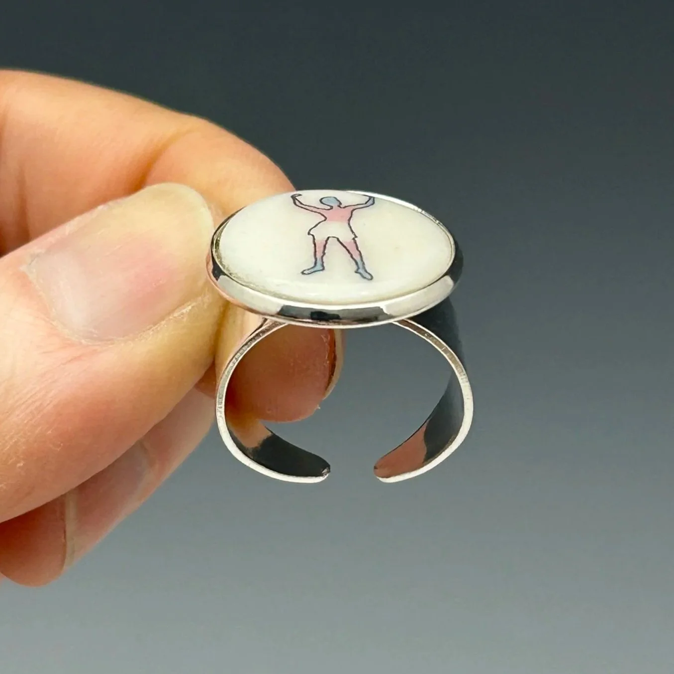 Trans Pride Adjustable Ring