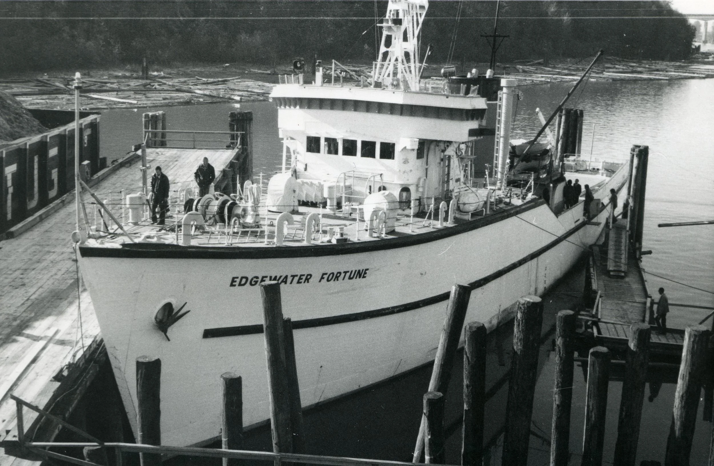 The Edgewater Fortune (Greenpeace Too mission) in all of its glory. It was definitely more capable than the Phyllis Cormack, but still never made it to Amchitka.