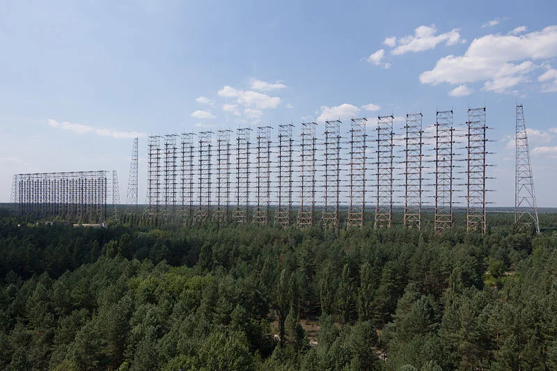 The DUGA radar array.