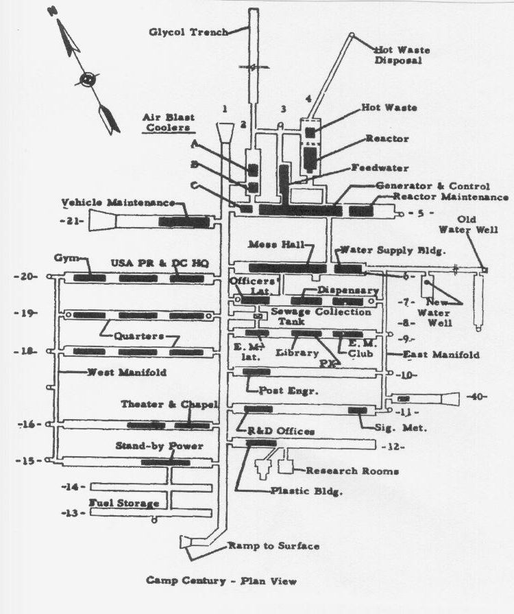 A map of Camp Century