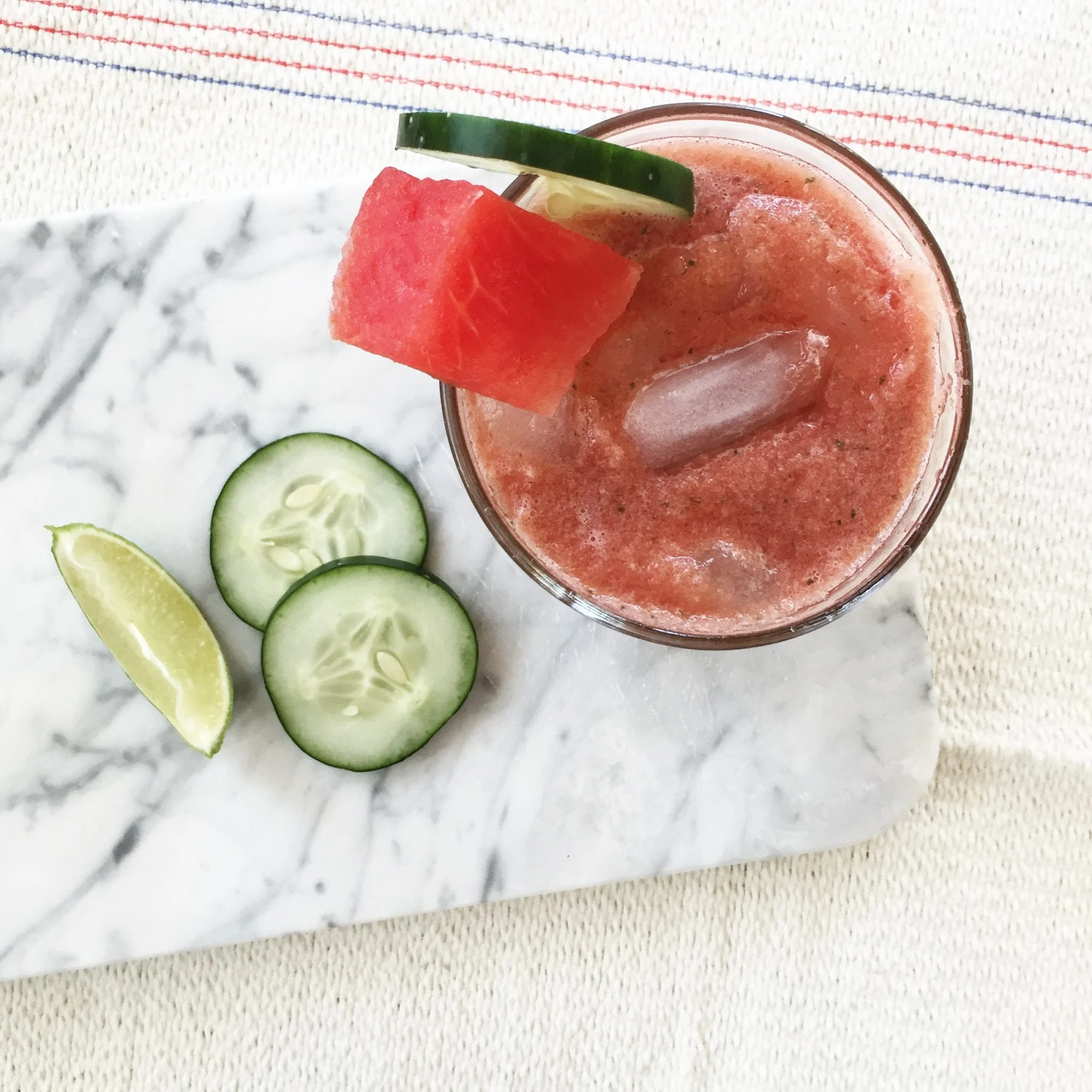 Watermelon Cucumber Agua Fresca Margarita