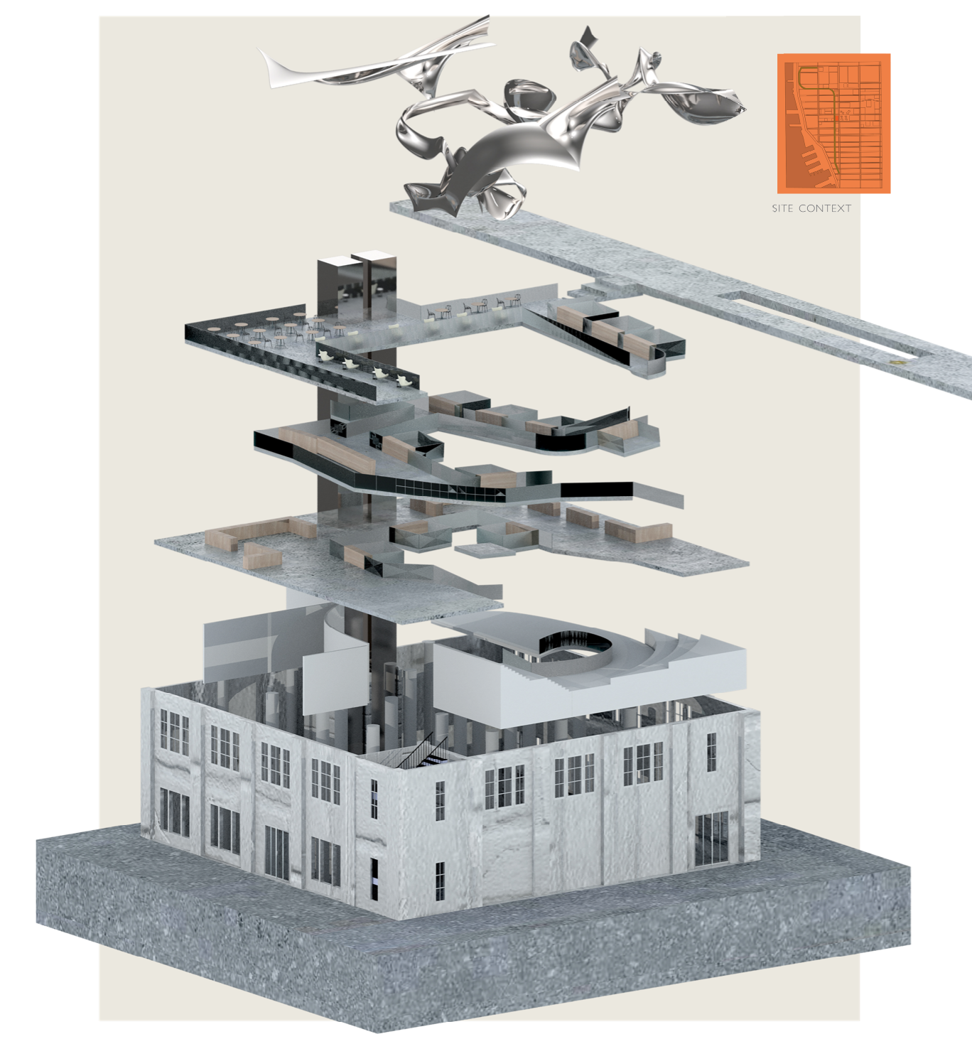 Spatial Network, 2018, Digital Print, 18 in x 12 in