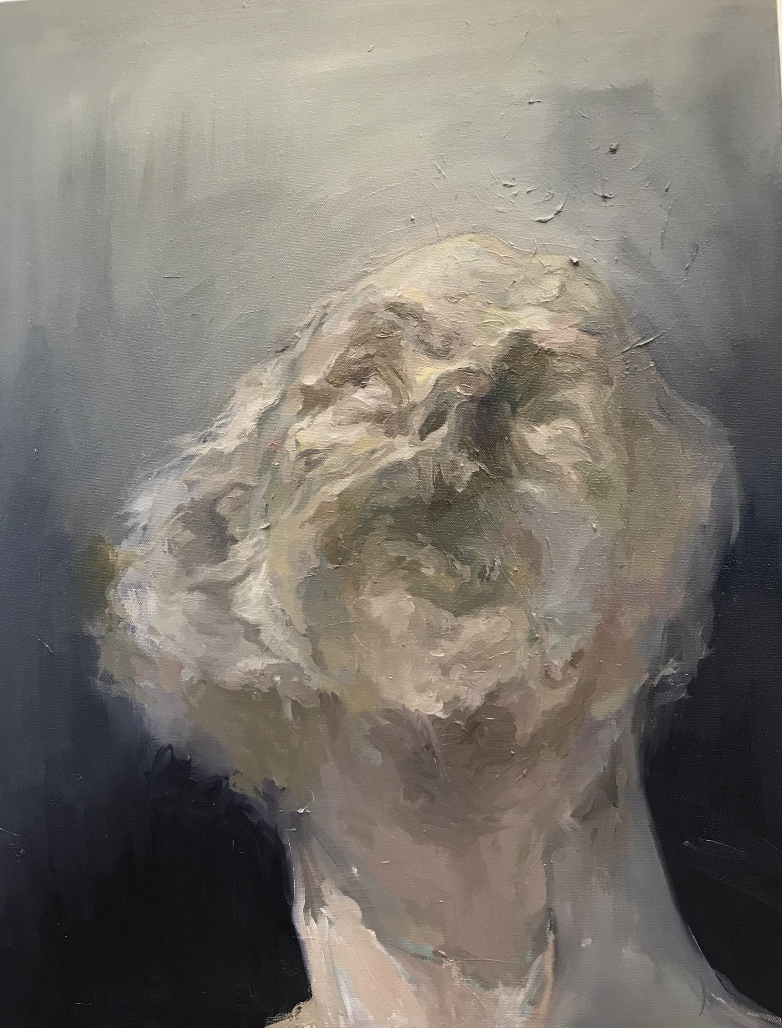 The Immortal and the Mundane, 2018, Acrylic on Canvas, 28 in x 22 in