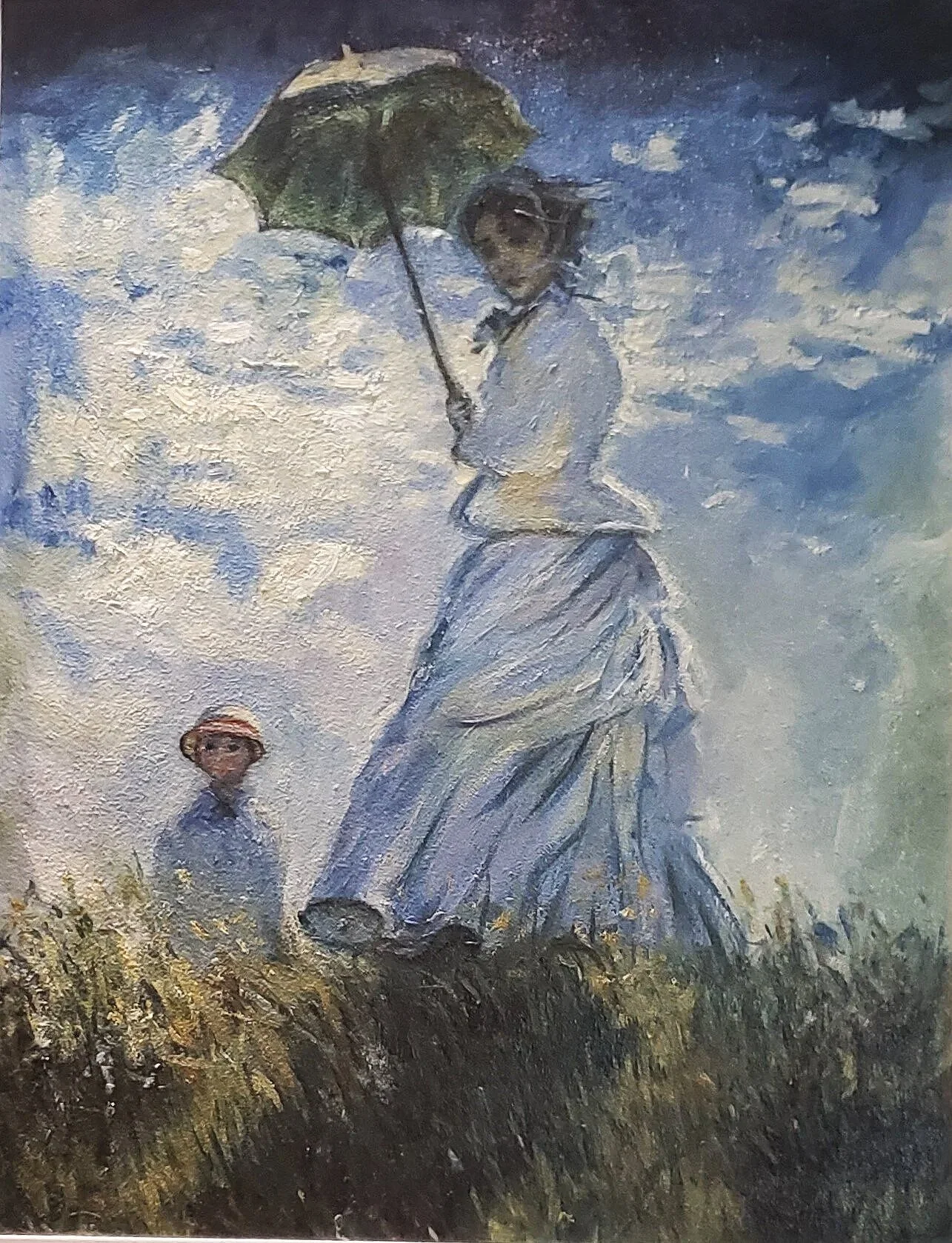 Girl with the Umbrella, Claude Monet (Copy)