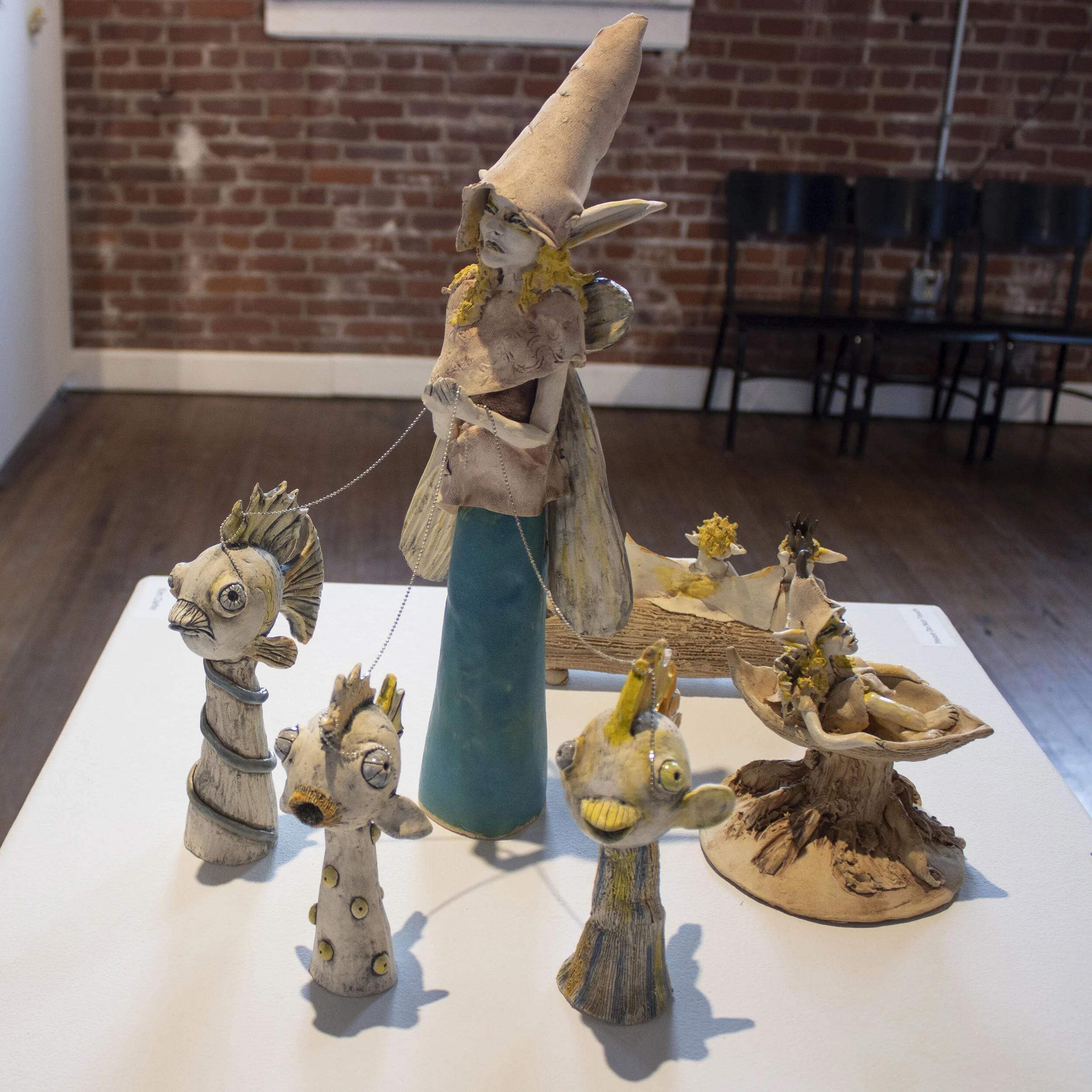   Pet Fish , mixed medium, 12” x 11” x 9” variable 