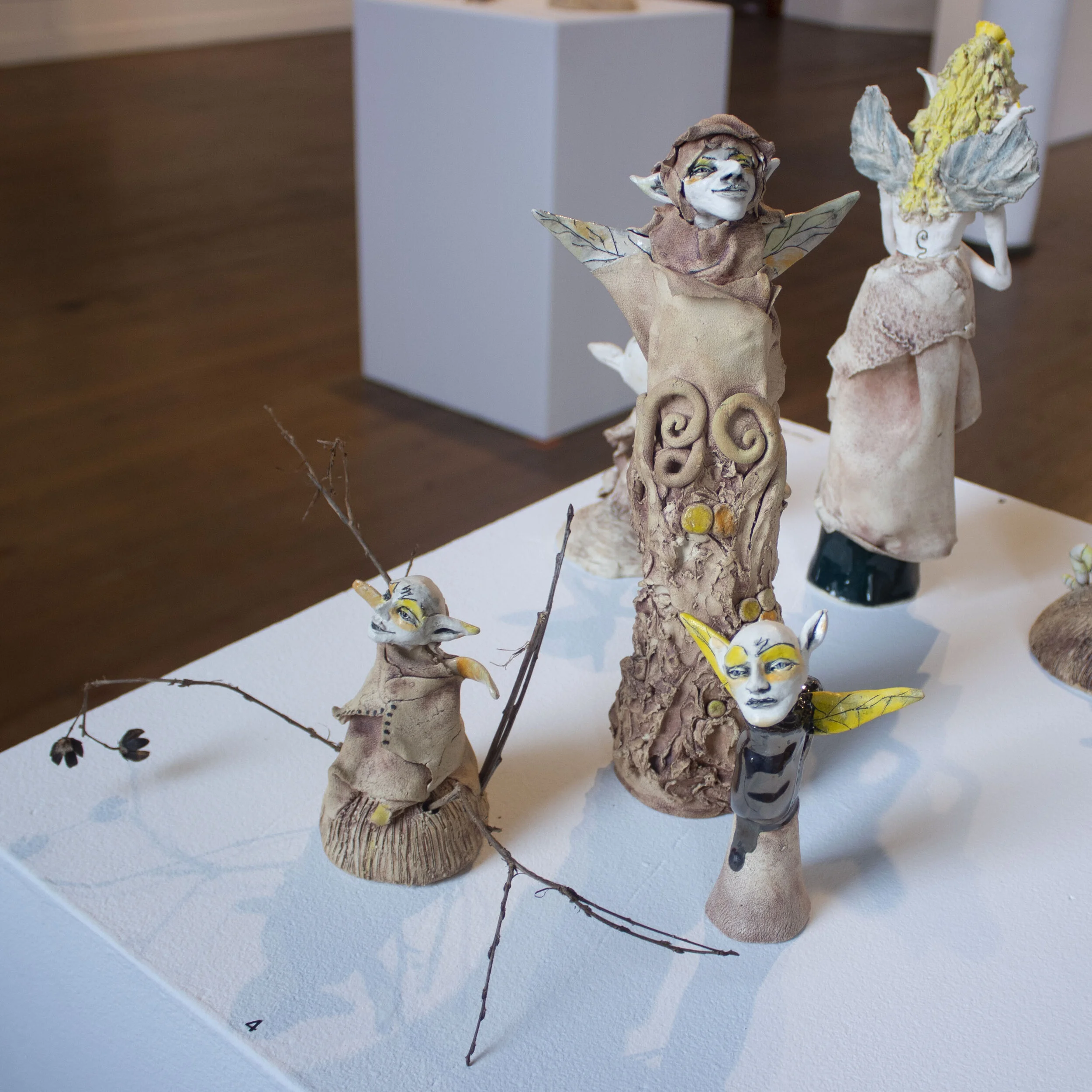   Out of the Woods,  mixed medium, 13” x 12” x 7” 