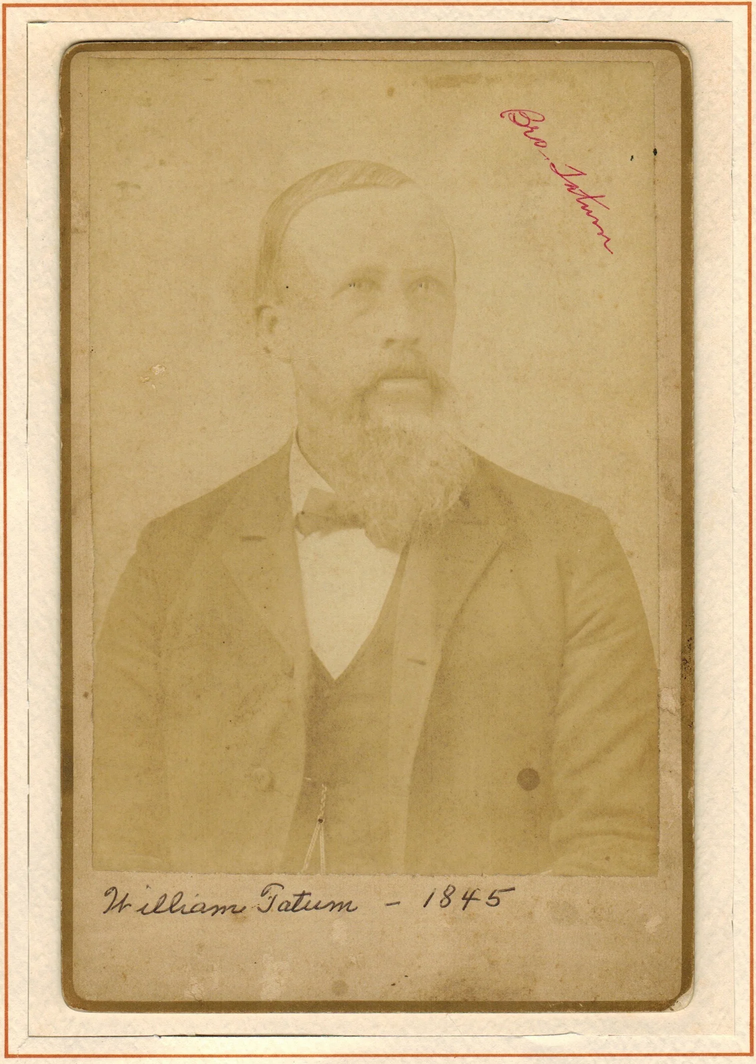 William Tatum, Liberty’s first pastor