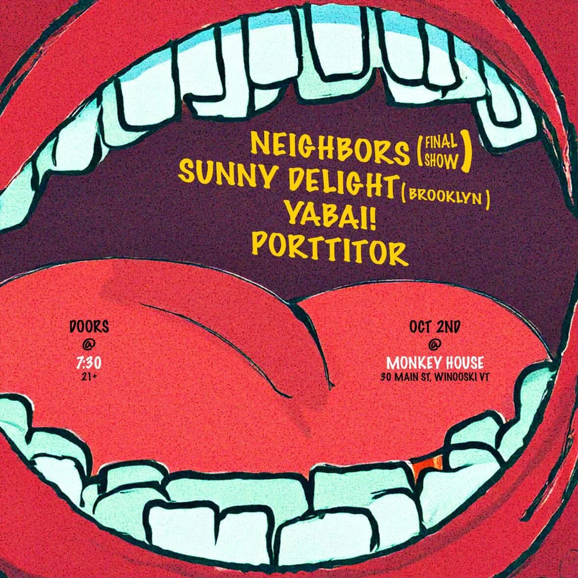 Neighbors w/ Sunny Delight, Porttitor &amp; Yabai