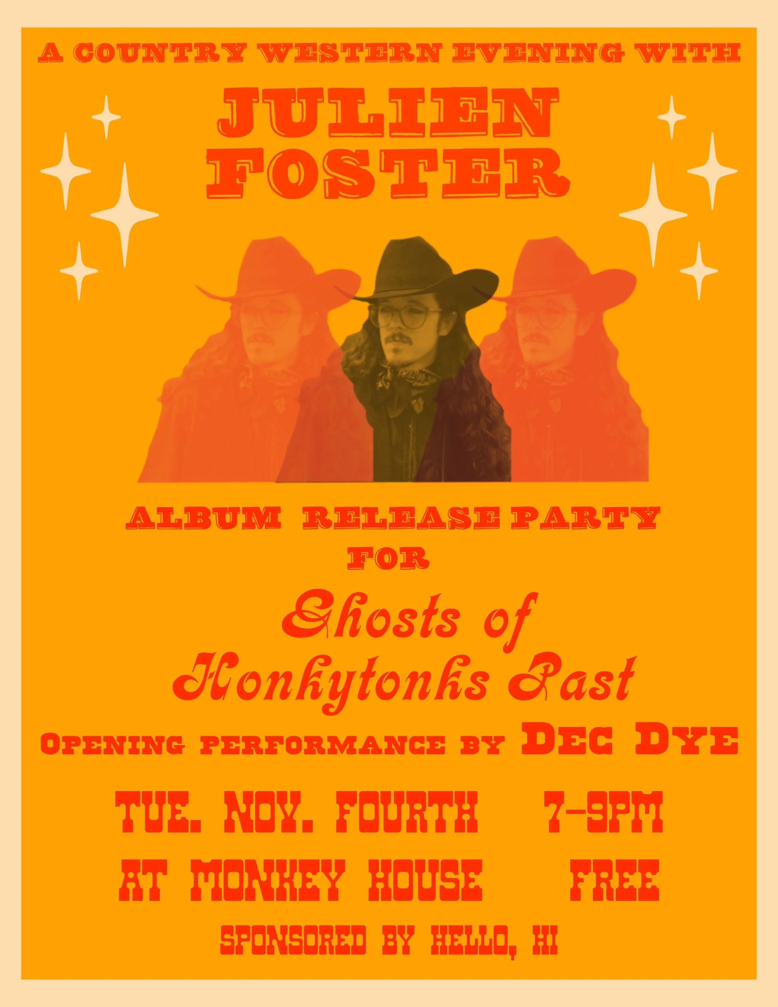 A Country Western Evening with Julien Foster: Album Release Party