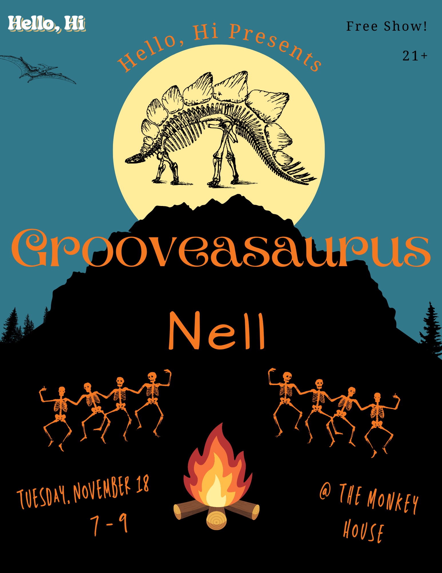 GROOVEASAURUS and Nell! (Sponsored by Hello Hi)