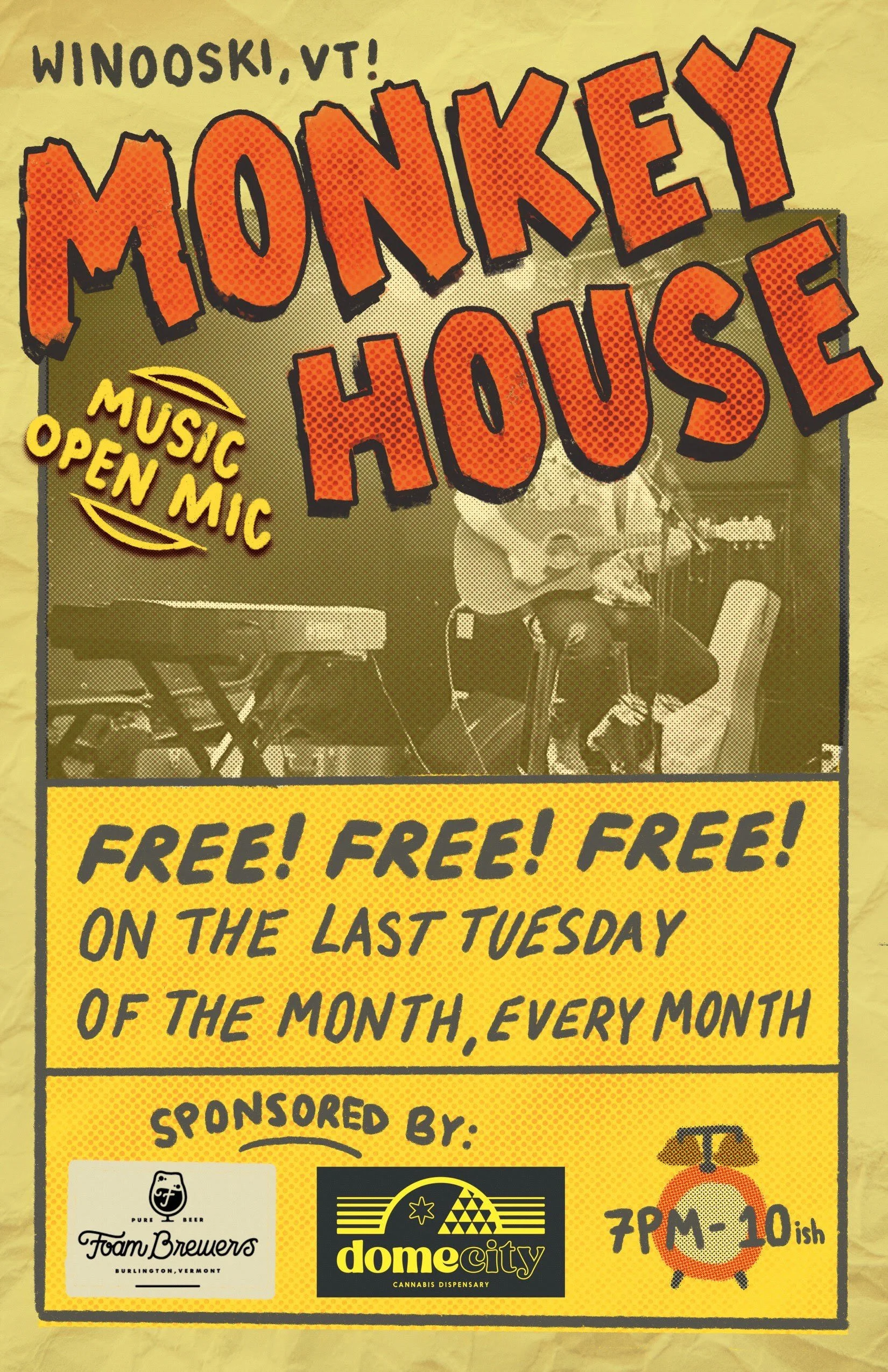 Music Open Mic (Sponsored by Dome City and Foam Brewers)