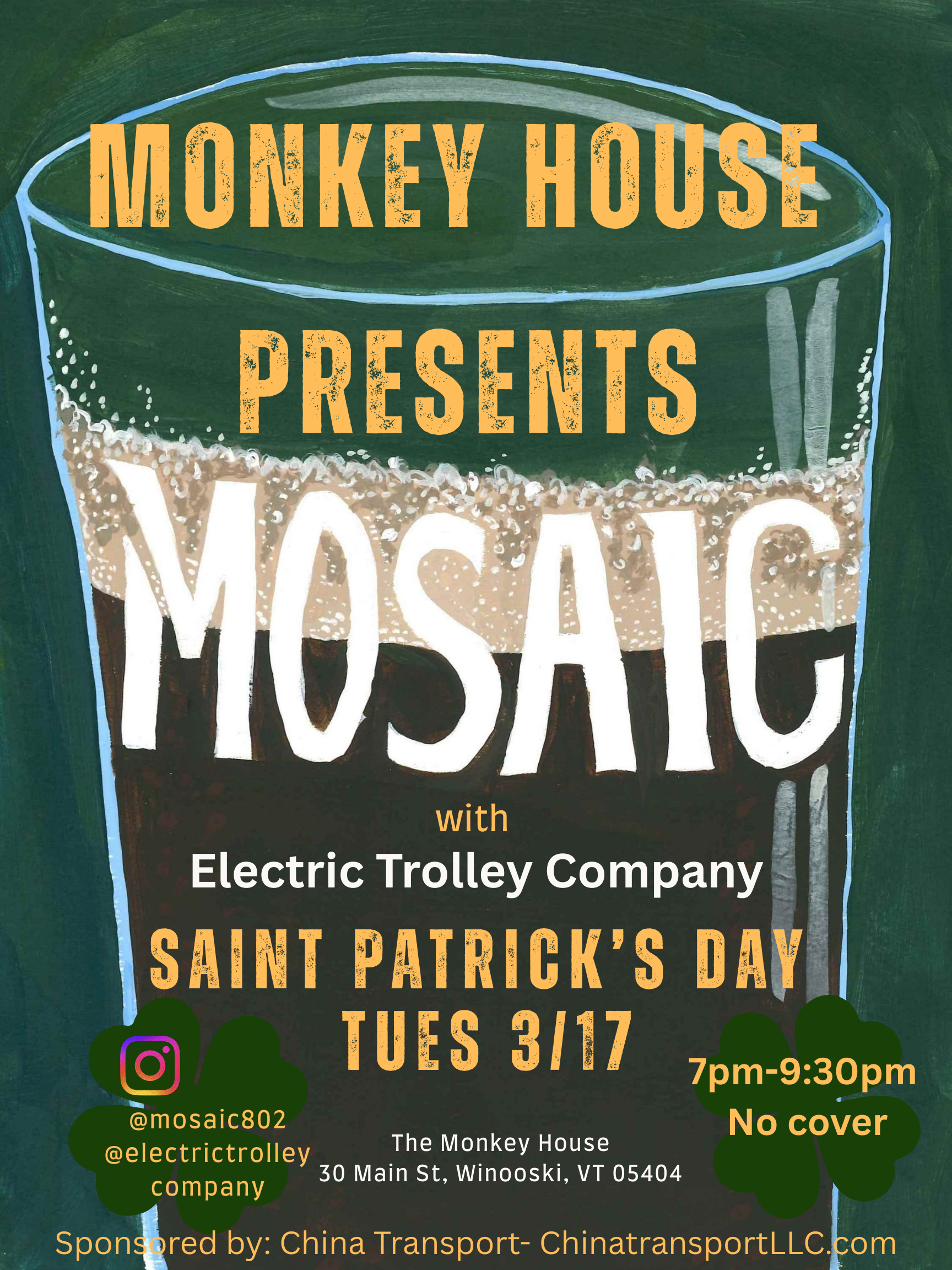 MOSAIC with Electric Trolley Company (Sponsored by China Transport)