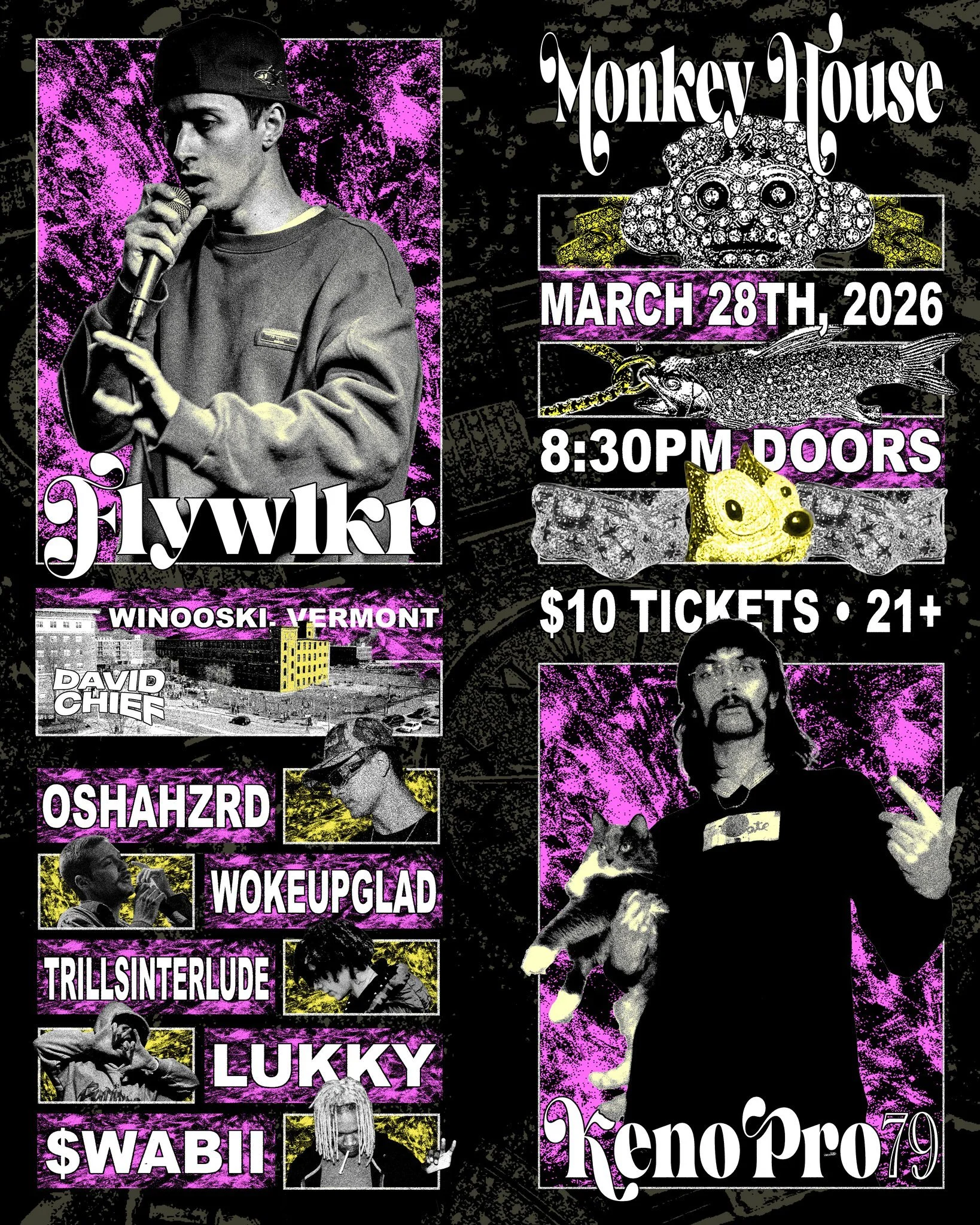 Genesis presentsFlywlkr &amp; Kenopro79 w/ David Chief, Oshahzrd, Wokeupglad, trillsinterlude, lukky &amp; $wabii