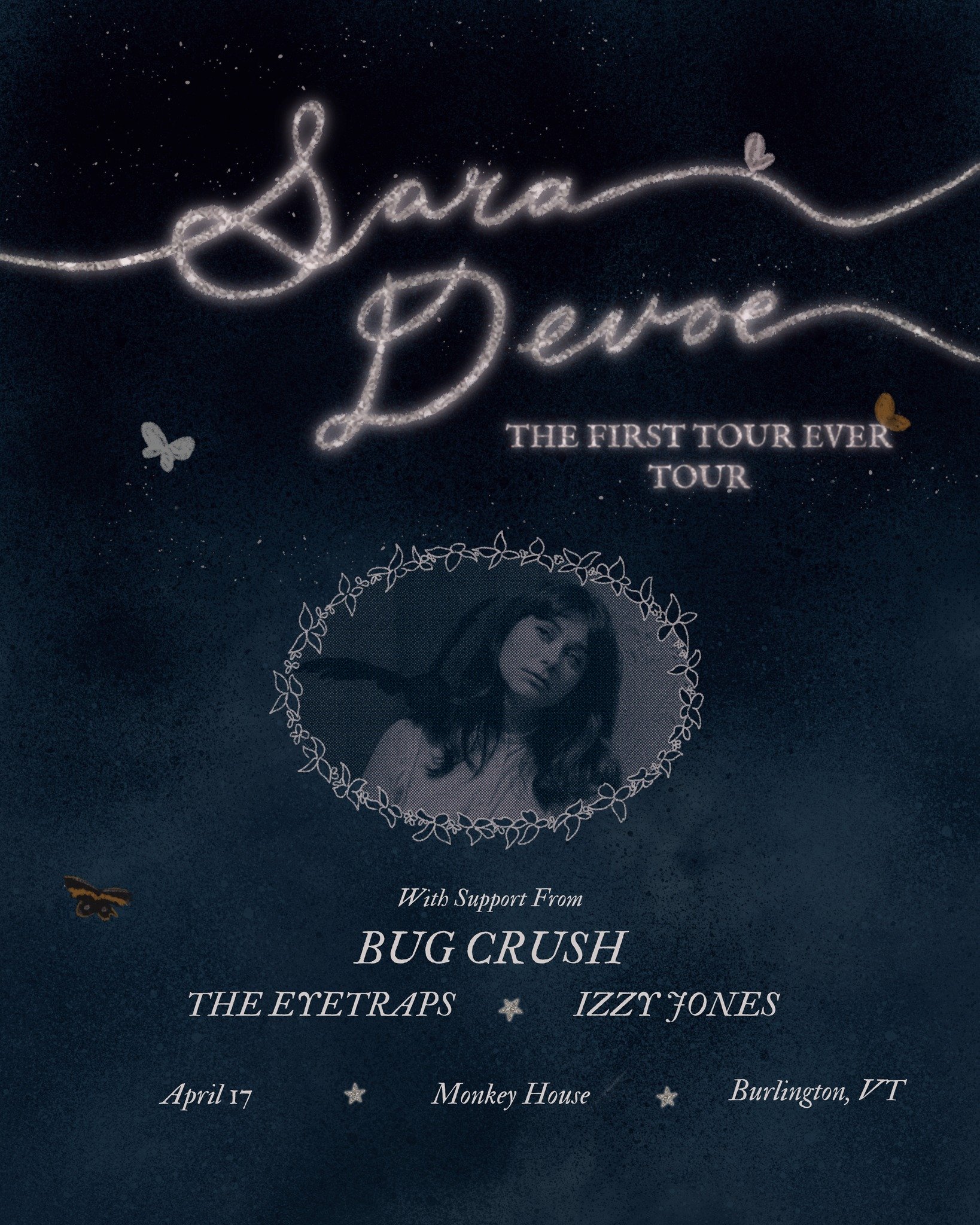 Sara Devoe w/ BUG CRUSH, The Eyetraps &amp; Izzy Jones