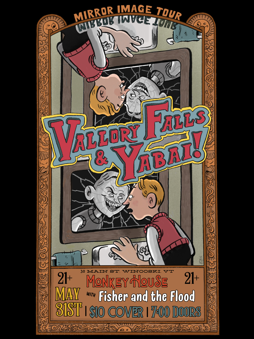 Vallory Falls w/ Yabai! &amp; Fisher and the Flood