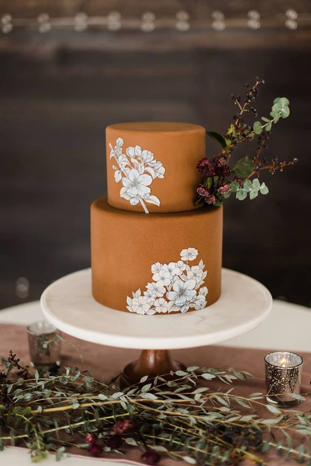 Moody Wedding Cake | Utah Wedding Cakes