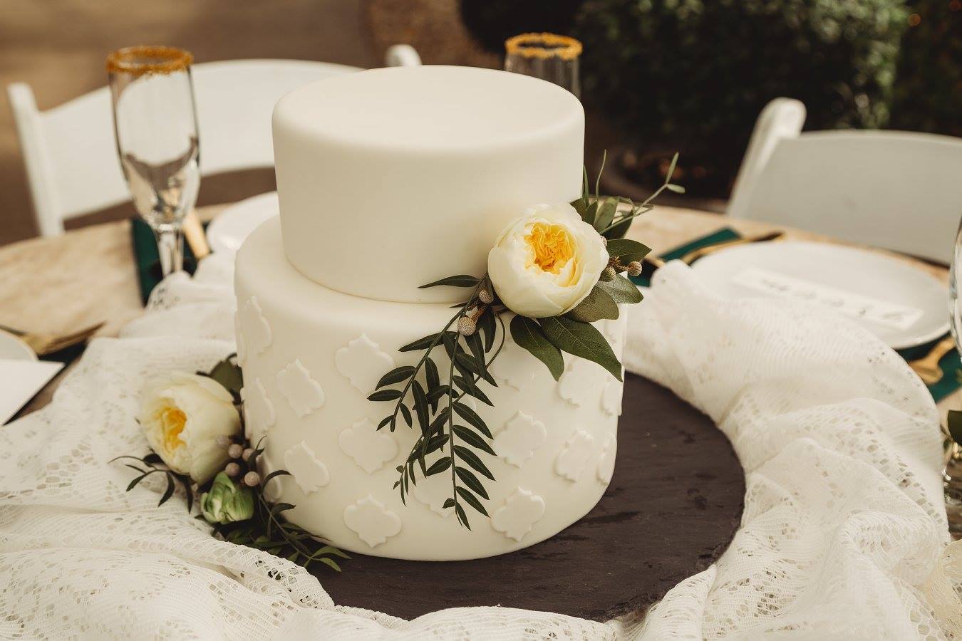 Greenhouse Wedding | Utah Wedding Cakes