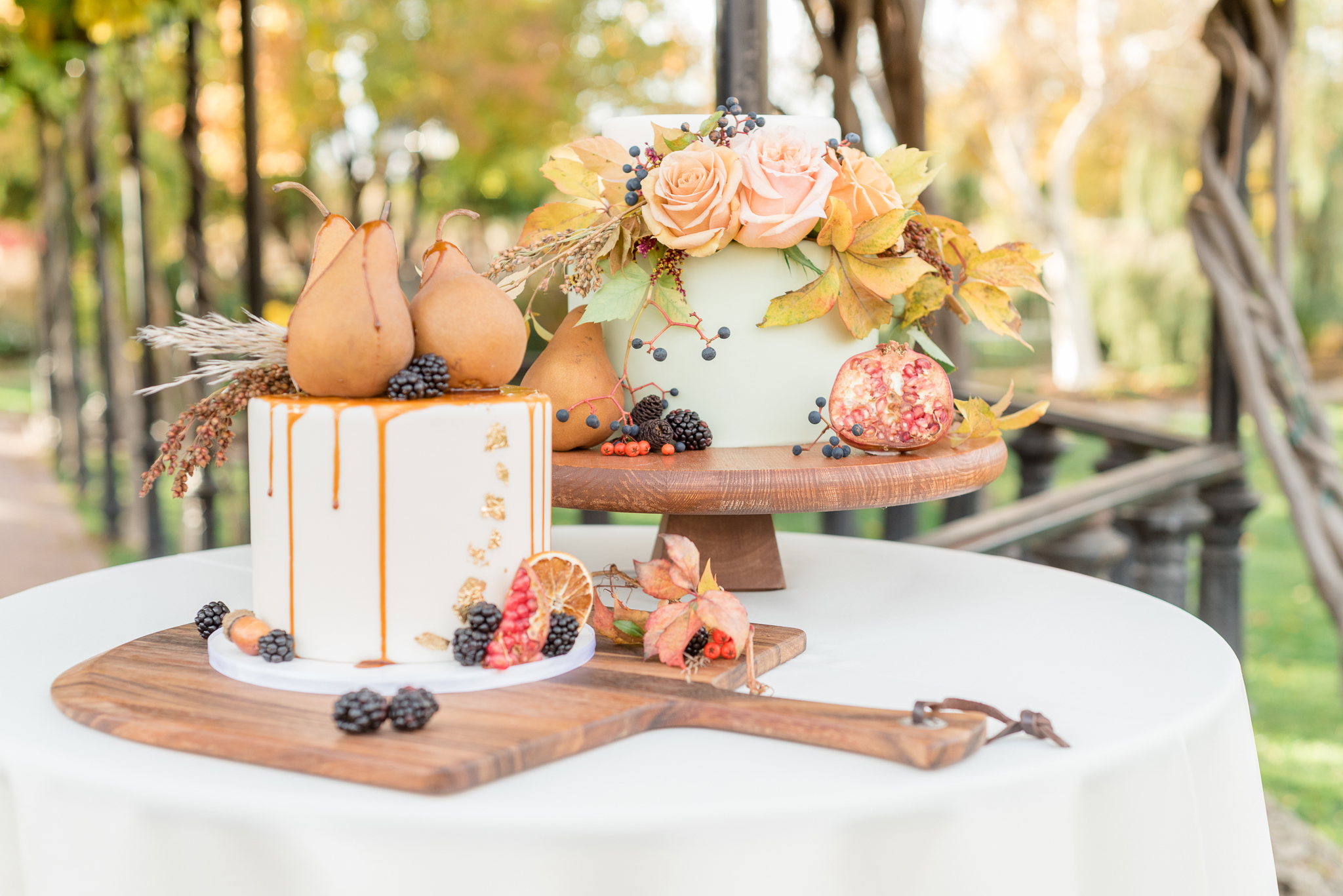 Fall Themed Wedding Cakes | Utah Wedding Cakes