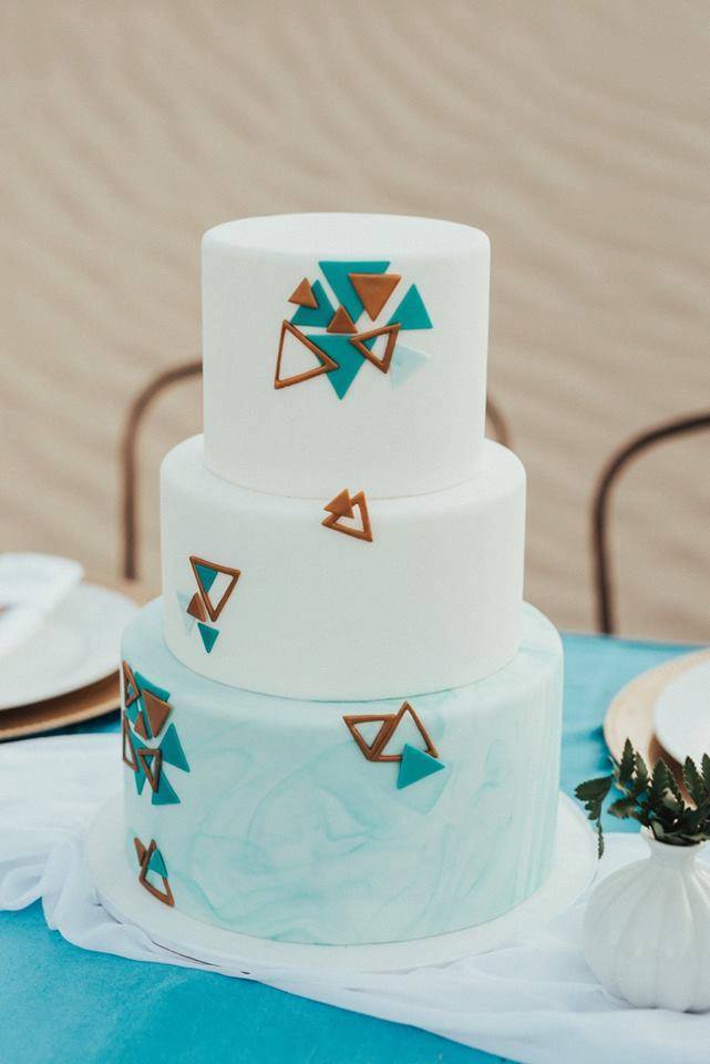 Desert Wedding Cake | Utah Wedding Cakes