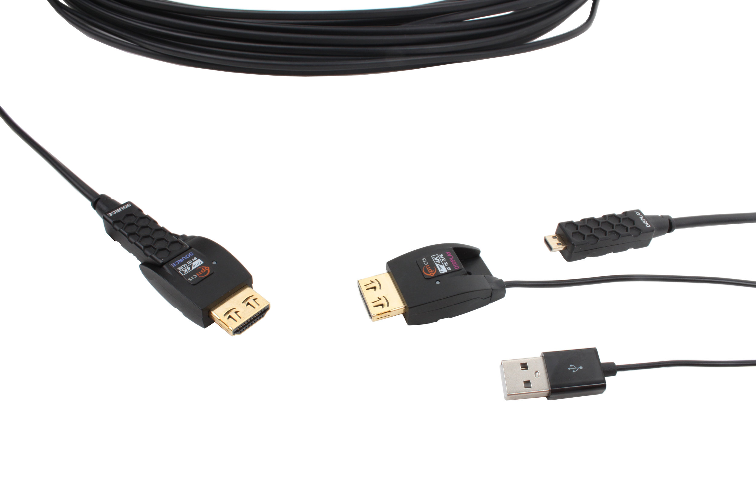 HDFC-200D; HDMI 2.0 Active Optical Cable with detachable connectors 4K@60hz 
