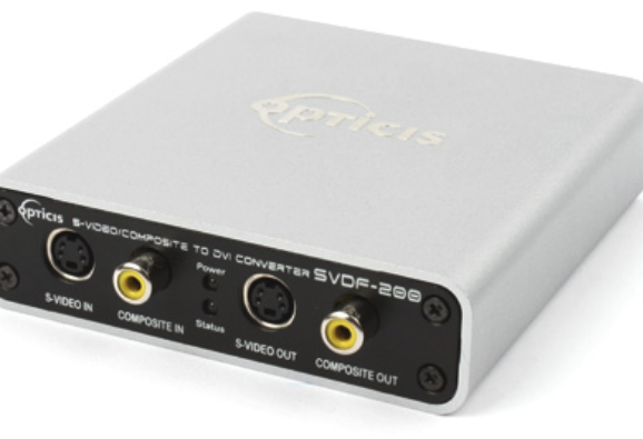 SVDF-200; S Video to Optical DVI Converter