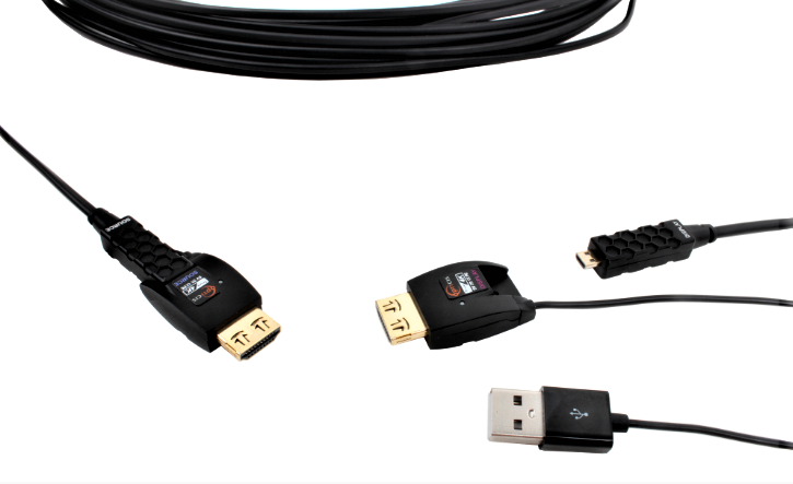HDFC-200D; HDMI 2.0 Active Optical Cable with detachable connectors 4K@60hz 
