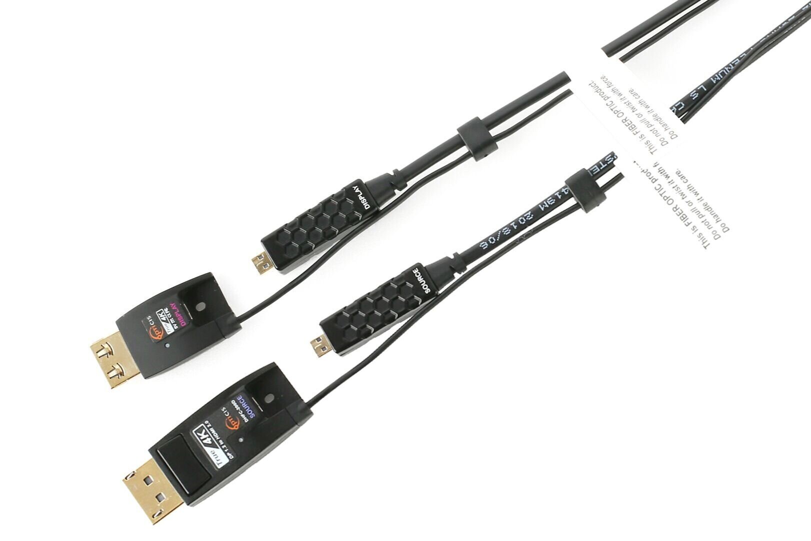 DHFC-200D; DisplayPort 1.2 to HDMI 2.0 Converting Active Optical Cable
