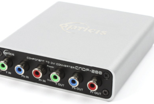 CNDF-200 ; Component Video to Optical DVI Converter