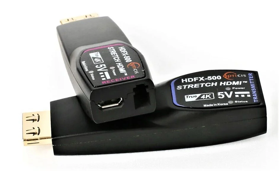 Maxifinity Hdlink HDFX-500-TR | 4K@60 Single Fiber Optical HDMI 2.0 Extender up to 200m ...