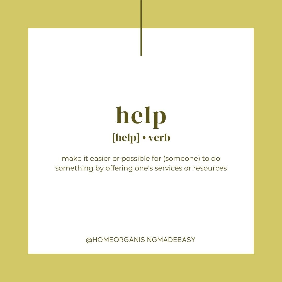 Stop Declining Help.⁠
⁠
You don't need to go through the emotional and energy-sucking process of decluttering and create a simple home all by yourself.⁠
⁠
It can be a hugely difficult process and doing it all by yourself can actually keep you from mo