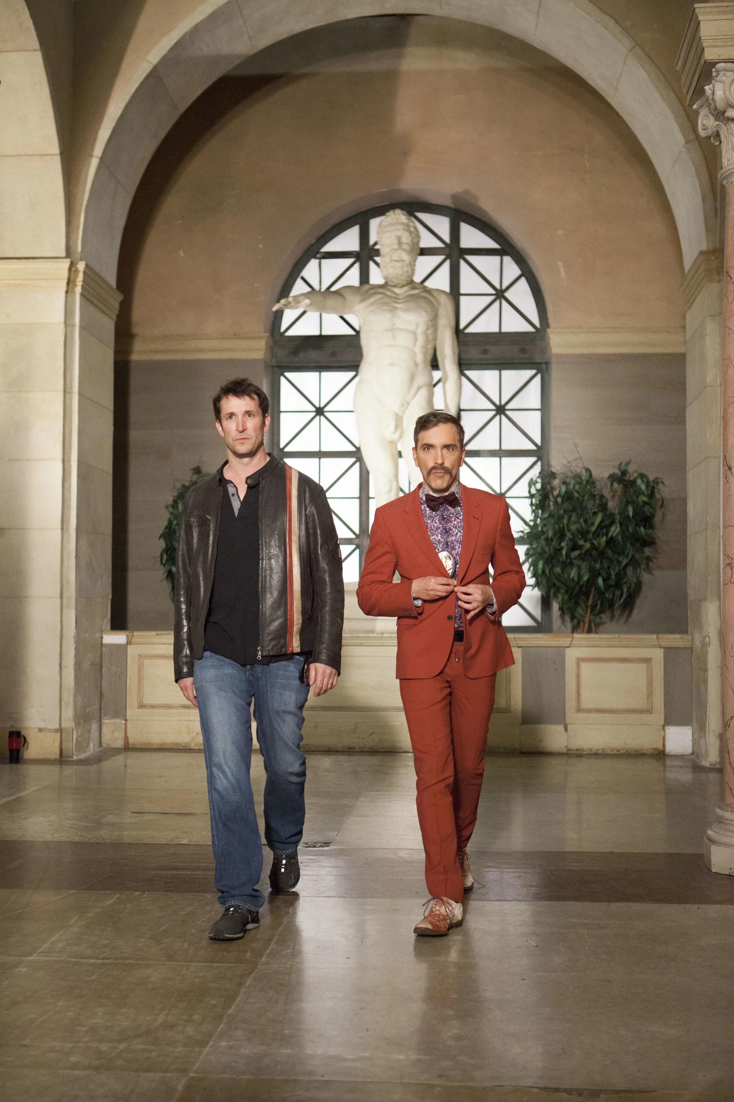 1/16/16 Cops & Bottoms Opening Credits. L to R: Noah Wyle (“Noah”/“Bratkowski”), Scott Lowell