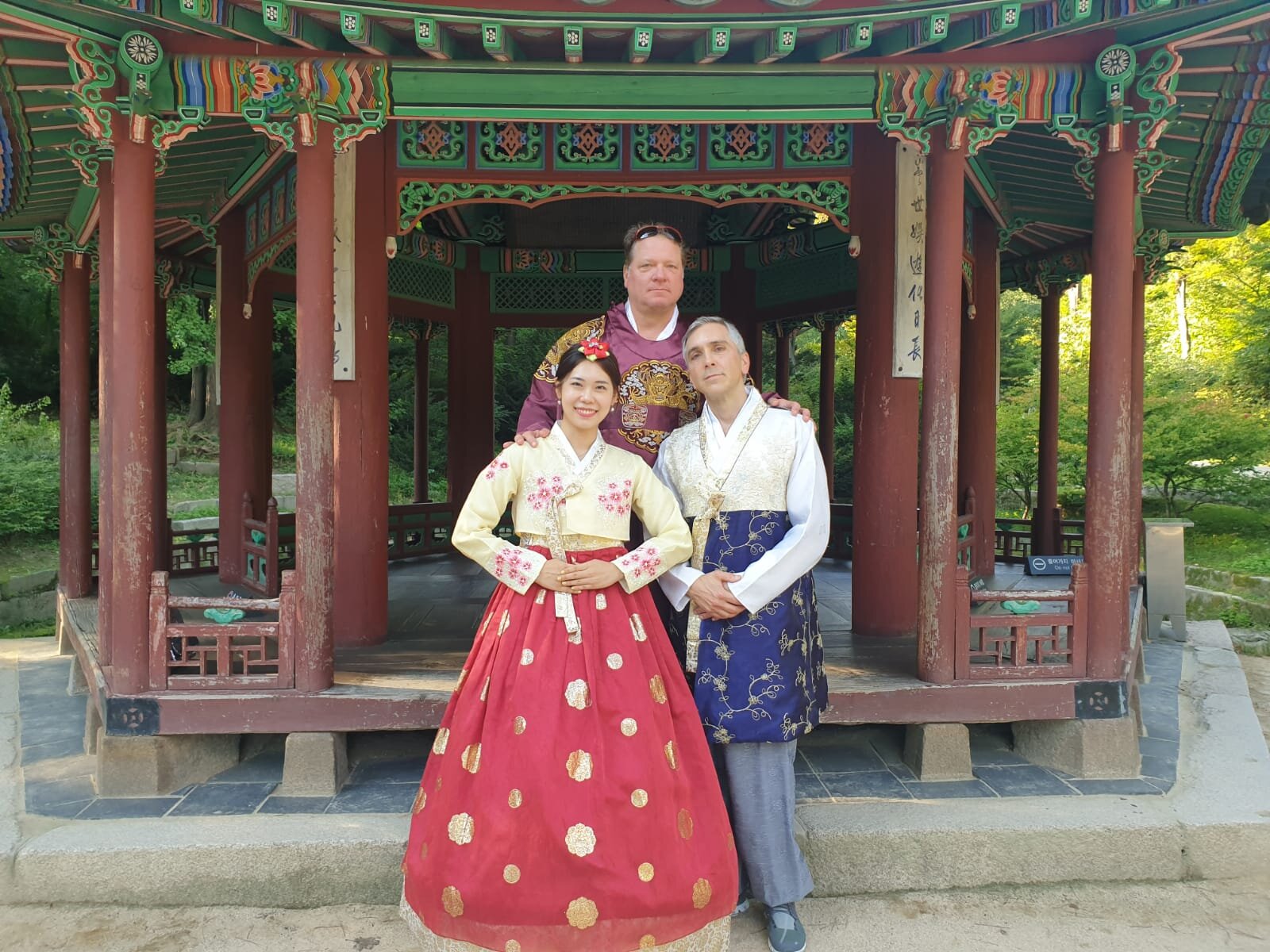 Visting Changdeokgung Palace with Colby French and Jenny Jeong