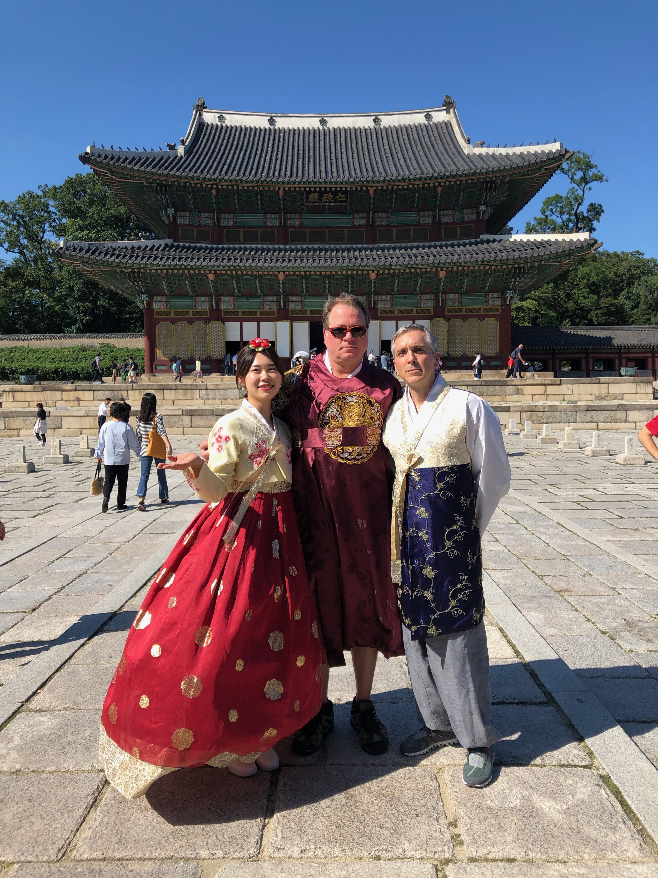 Visting Changdeokgung Palace with Colby French and Jenny Jeong