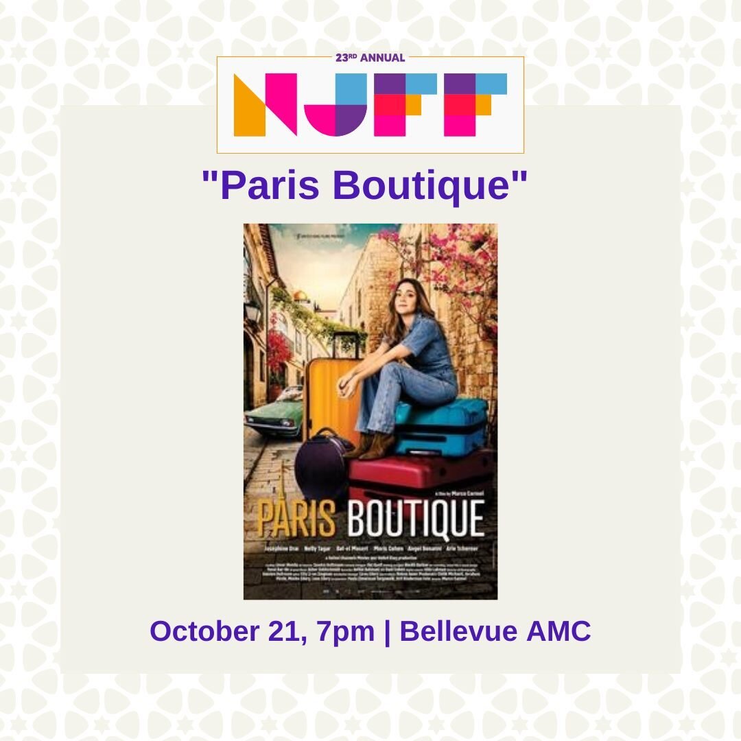 The Nashville Jewish Film Festival will continue with Paris Boutique!
&quot;Paris Boutique&quot; will open Thursday, October 21 at the Bellevue AMC at 7pm.
�
Nominated for six Israeli Academy Awards (Ophirs) and starring Nelly Tagar (MJFF films Zero 