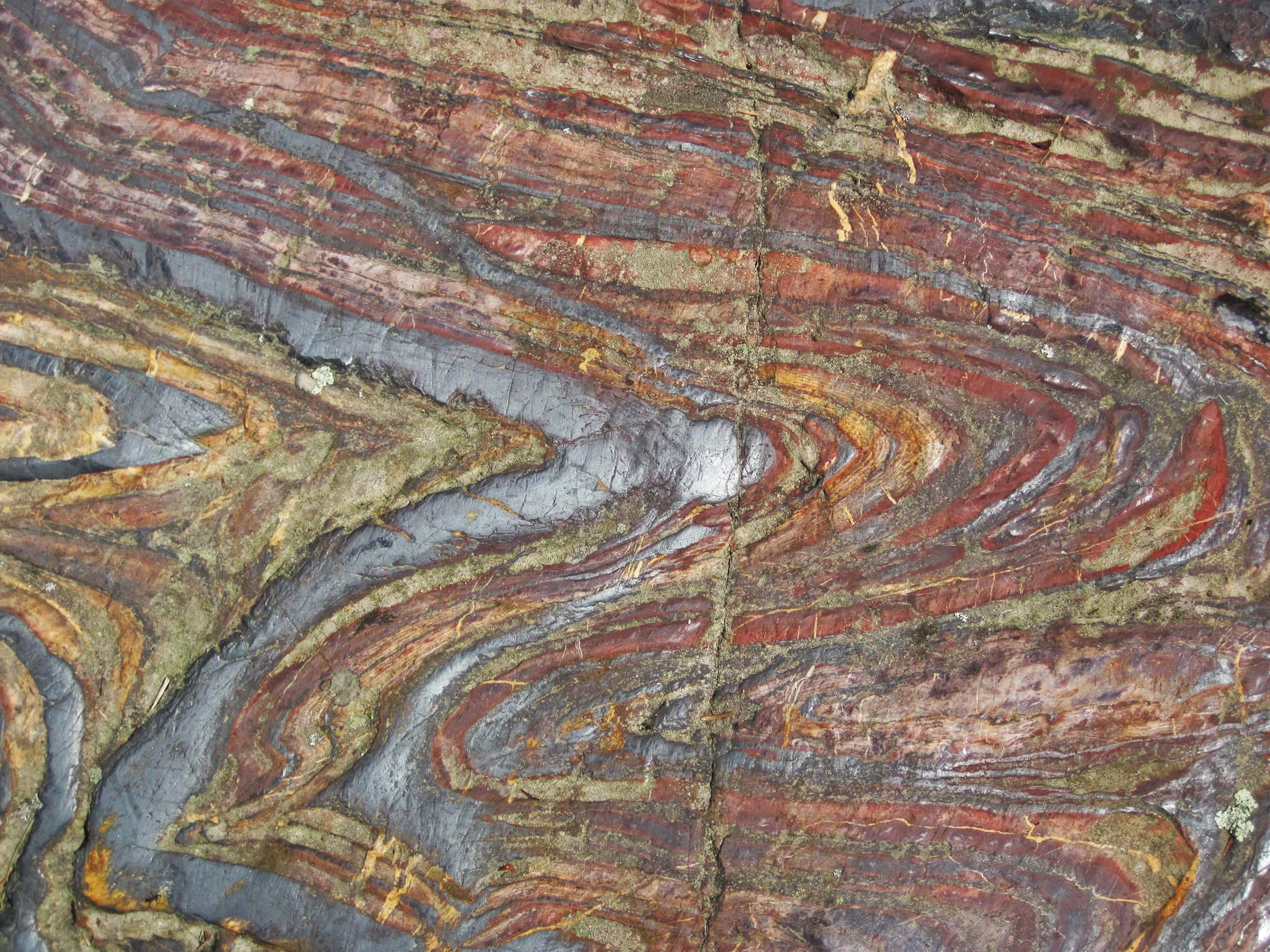 Jaspelite banded iron formation soudan underground mine