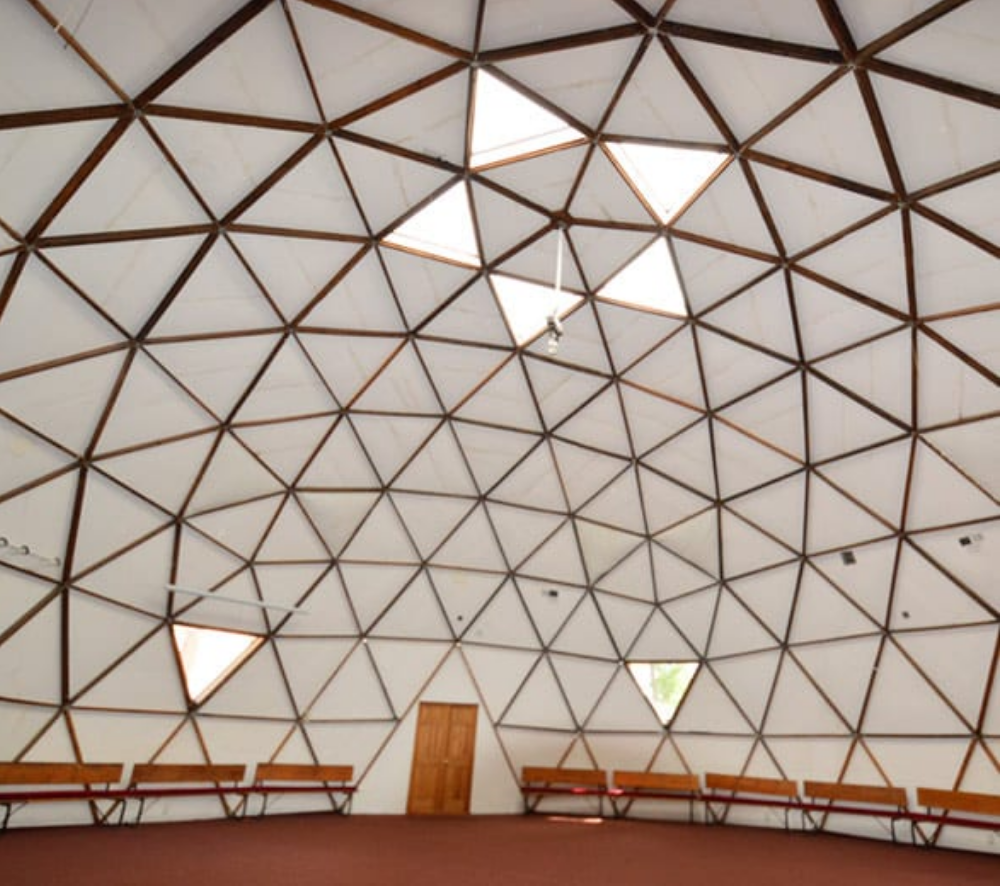 Synergia Ranch geodesic meeting dome