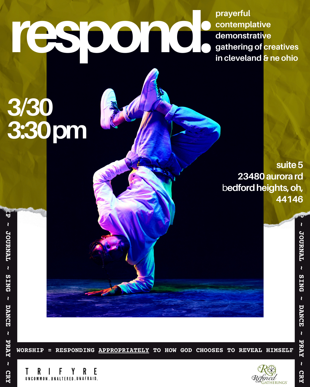 RESPOND: A Spiritual Co-Working Session For Creatives