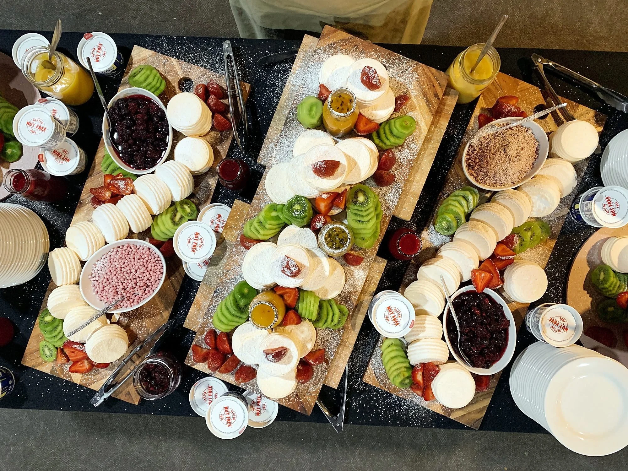 Cheese and grazing platters ready for delivery