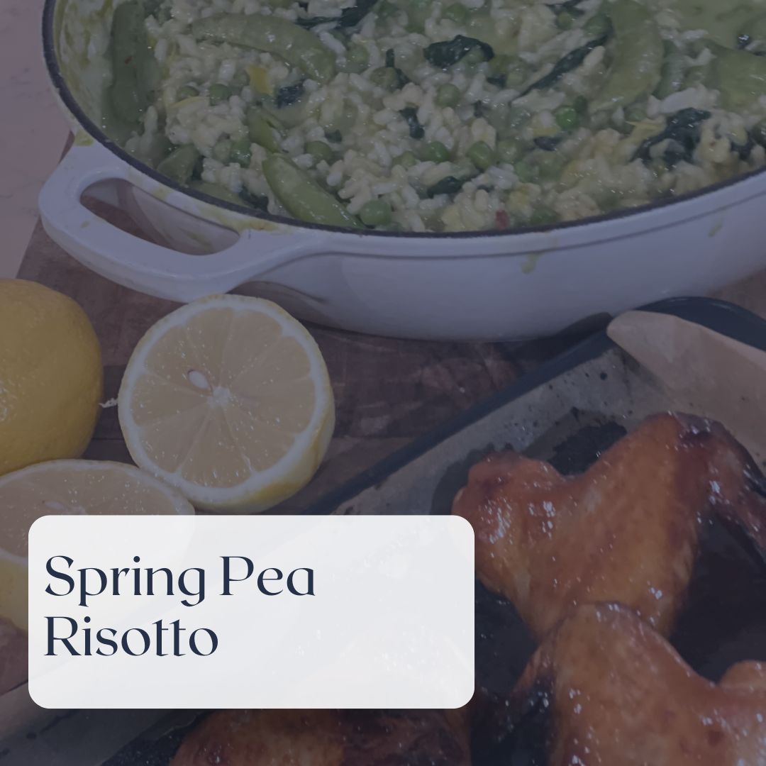 Spring Pea Risotto (with Tanya Twists)
