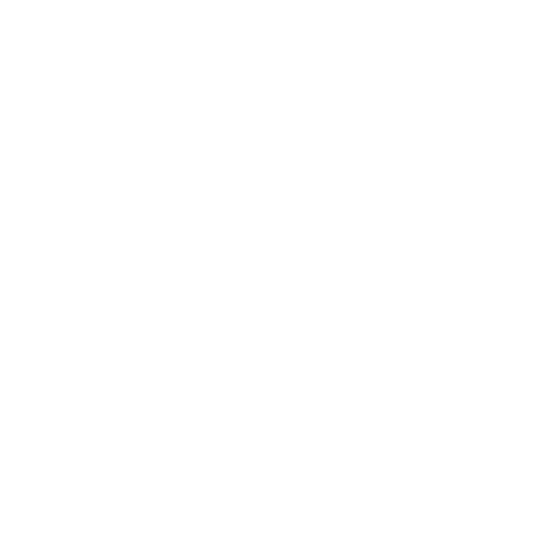Silhouette of Santa Claus in his sleigh pulled by four reindeer flying through the night sky.