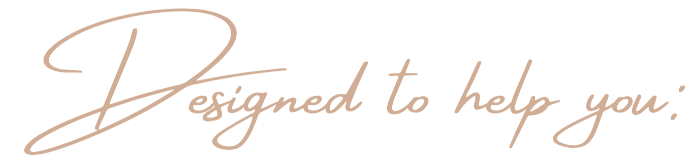 The image features the handwritten text "Designed to help you" in a cursive style.