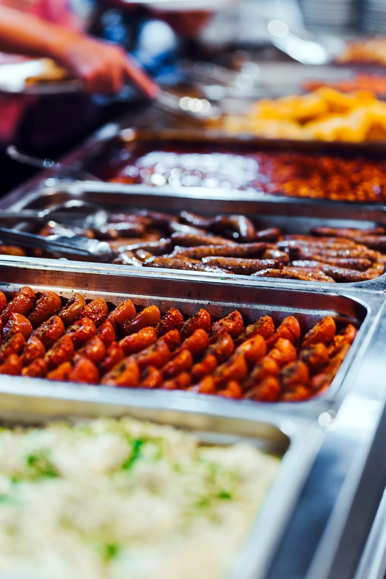 Hot buffet for conference delegates
