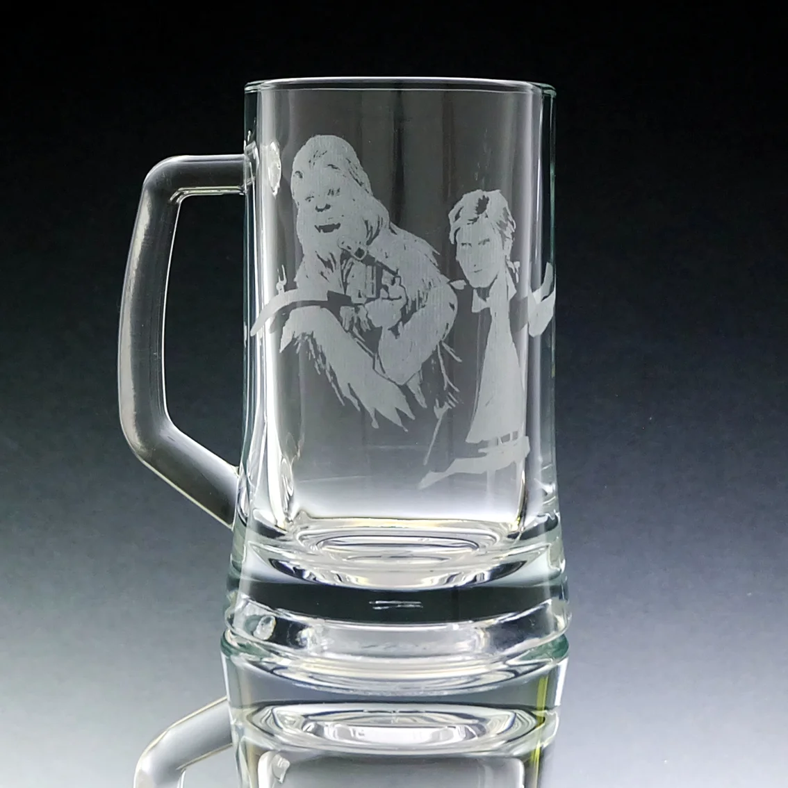 Chewie and Han Solo Beer Mug  